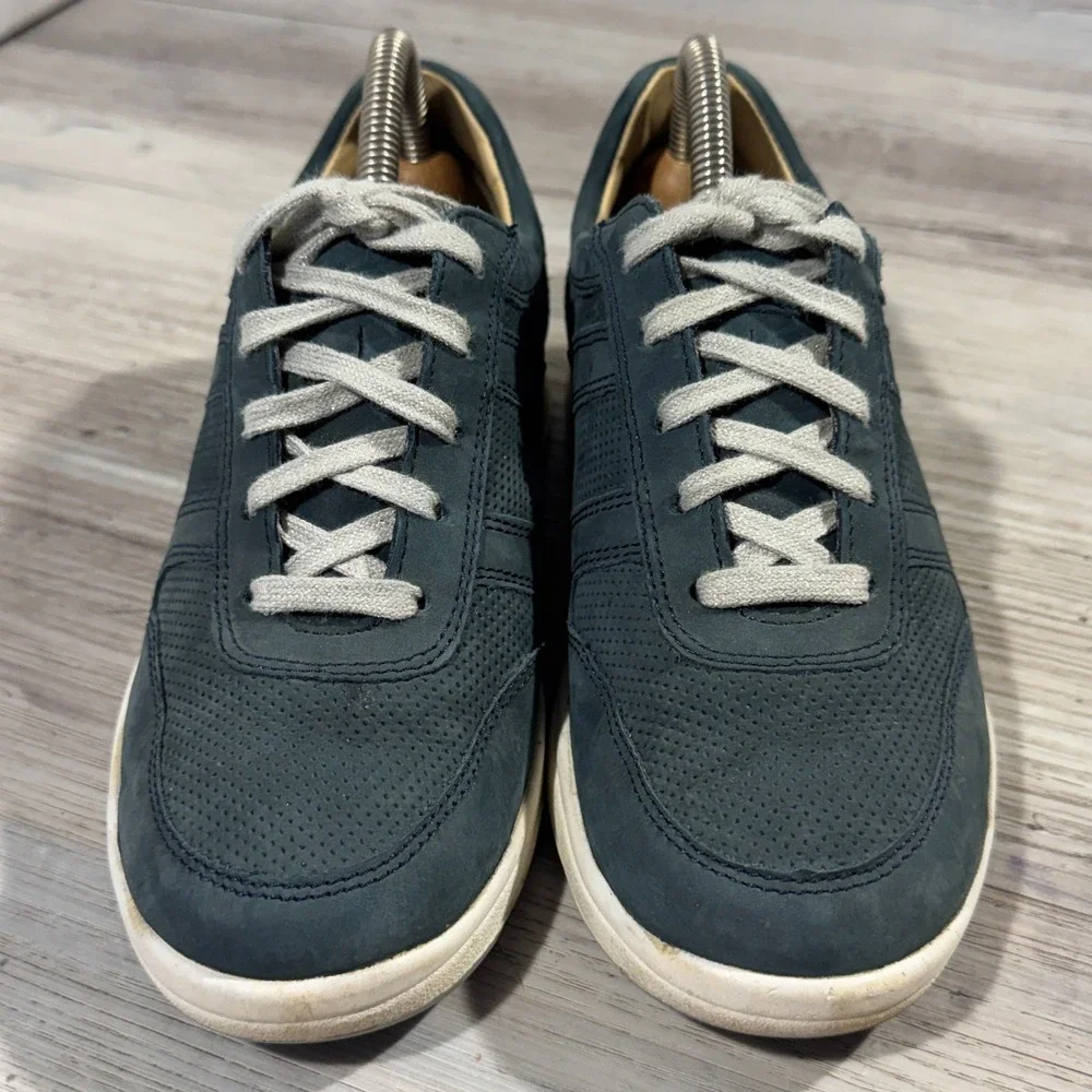 Mephisto Runoff Air Jet Sneakers Blue Suede‎ Leather Athletic Shoes Size 6